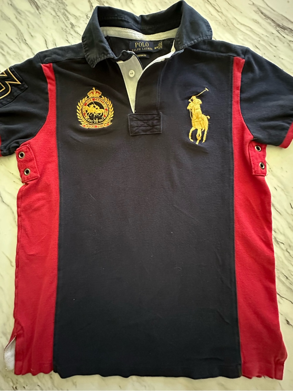 Polo by Ralph Lauren Polo with Red Side Panels Big Pony Pony Medium